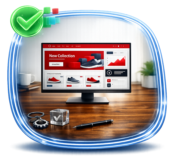 Profesionální grafický návrh moderního a responzivního webu zaměřený na čisté uživatelské rozhraní.