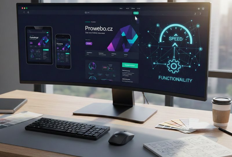 Moderní webové stránky optimalizované pro rychlost a UX
